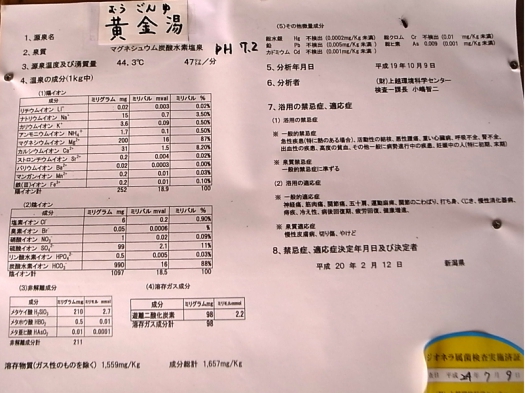 93 温泉分析書　黄金湯　蓮華温泉　【源泉かけ流しどっとねっと】.jpg